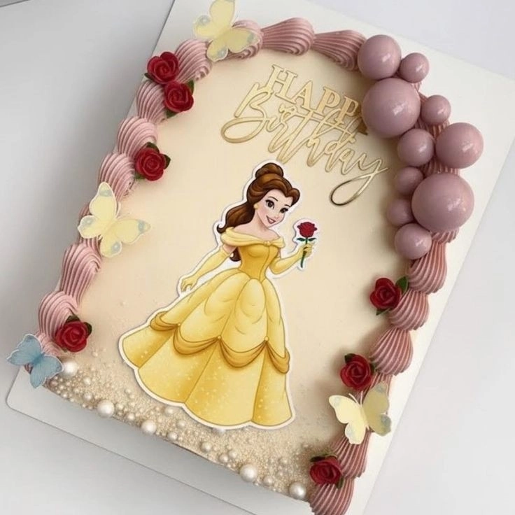  Gâteau d'anniversaire  rectangulaire 